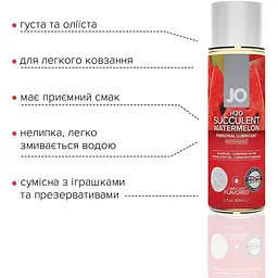 Змазка на водній основі System JO H2O - Watermelon (60 мл) - мініатюра 3
