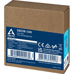 Корпусний вентилятор Arctic S8038-10K Black (ACFAN00279A) [175981] - мініатюра 7