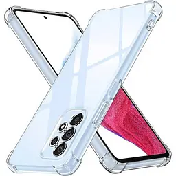 TPU чохол GETMAN Ease logo посилені кути Full Camera для Samsung Galaxy A52 4G / A52 5G / A52s Безбарвний (прозорий) - мініатюра 5