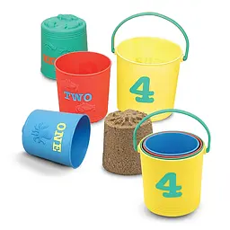 Набір пластикових відер Melissa&Doug Цифри, 4 шт. (MD6424) - мініатюра 3