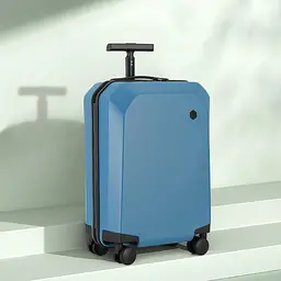 Валіза Tanjiezhe Fashionable Lightweight Trolley Case 24 Blue - мініатюра 2