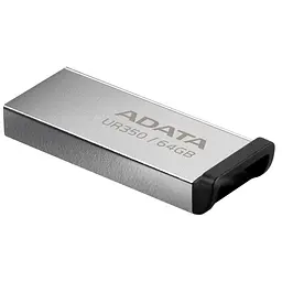Флеш-накопичувач Adata Flash 64Gb USB 3.2 UR 350 Silver/Black (UR350-64G-RSR/BK) - мініатюра 3