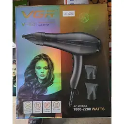 Фен для волосся VGR V-463 Professional з двома концентраторами 2200 Вт - мініатюра 2