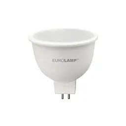 Лампочка Eurolamp LED SMD MR16 5W GU5.3 3000K 220V (LED-SMD-05533(P))
