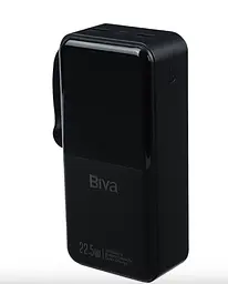 Портативна батарея BIVA BP-37 30000 mAh 22.5W Power Bank Black