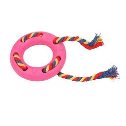 Жувальна іграшка-кільце з канатом для собак Derby Round Dog Ring Toy