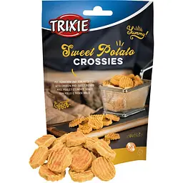 Ласощі Trixie Sweet Potato Crossies для собак з куркою та бататом, 100 г