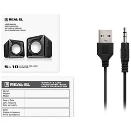 Акустична система REAL-EL S-10 USB Black (EL121100020) - мініатюра 9