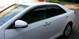 Дефлектори вікон вітровики для Mazda 6 2007-2012 Sedan Хром молдинг - мініатюра 2