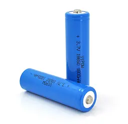 Аккумулятор 18650 Li-Ion Vipow ICR-18650 TipTop 3.7V 1800mAh - мініатюра 2