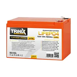 Акумулятор Trinix TLFP-1212S Ultra LiFePO4 12.8В 12А*год