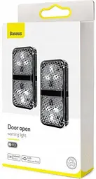 Світлодіодний індикатор відчинення дверей Baseus Door Open Warning Light (2pcs) чорний CRFZD-01 - мініатюра 3