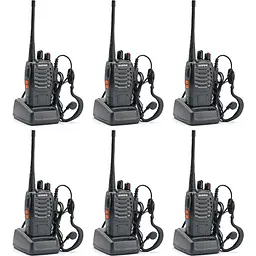Портативна рація Baofeng BF-888S Six Pack комплект 6 шт (2200000758996)
