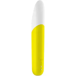 Мінівібратор з гнучким язичком Satisfyer Ultra Power Bullet 7 Yellow - мініатюра 4
