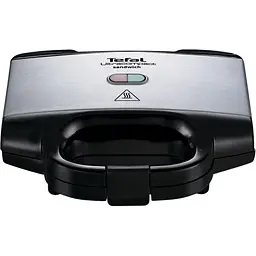 Сендвічмейкер Tefal Ultracompact 700 Вт 1 пластина-сендвіч корпус нержавіюча сталь/пластик чорний (SM155212) - мініатюра 2
