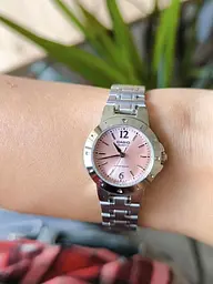 Годинник наручний жіночий сталевий стильний класика оригінальний Casio LTP-1177A-4A1 - мініатюра 6