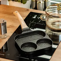 Сковорода для сніданку алюмінієва 19x19x2 см, чорний Breakfast HP39571B - мініатюра 2