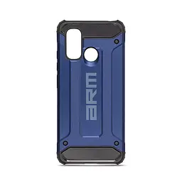 Чехол для Xiaomi Redmi 12C, Panzer, синий, противоударный, бронированный, милитари, панель-накладка, защита всего корпуса, защита дисплея и камеры, термополиуретан (TPU) + поликарбонат (PC), ArmorStandart (ARM70813)