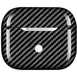 Чохол CasePro Carbon Fiber для AirPods 3 Black - мініатюра 2