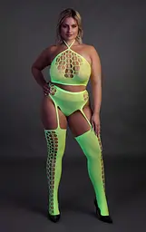Комплект білизни Ouch! Neon, XL/XXXXL (зелений) - мініатюра 6
