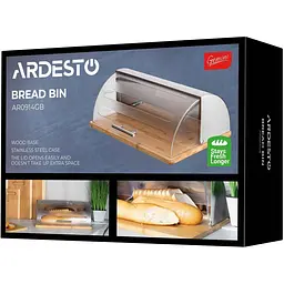 Хлібниця Ardesto Gemini 39х27х15 см (AR0914GB) - мініатюра 7