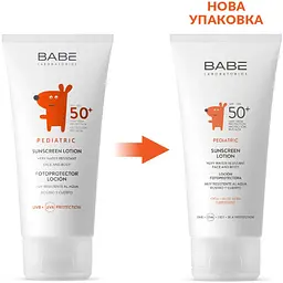 Дитячий сонцезахисний лосьйон для обличчя та тіла Babe Laboratorios Pediatric SPF 50+, 100 мл - мініатюра 2