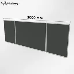 Крейдяна дошка ТСО грифельна 3000х1000 мм 5-поверхнева - мініатюра 2