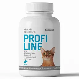 Вітаміни Provet Profiline для котів, Уринари Комплекс для поліпшення функції сечовивідної системи, 180 таб.