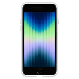 Чохол протиударний силіконовий Spigen Silicone Fit для iPhone 7/8/SE 2020/2022 White - мініатюра 3
