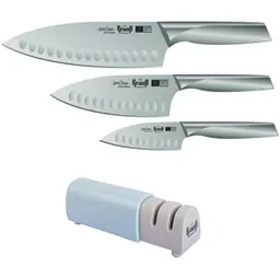 Набір із 3-х ножів Krauff Prime Chef та точило для ножів Krauff Scharfen (29-305-295)