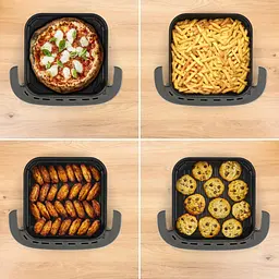 Tefal Мультипіч Tefal Easy Fry XL Surface, 2200Вт, чаша-4л, сенсорне керув., з віконцем, 10 програм, пластик, чорно-сірий - мініатюра 4