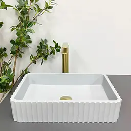 Умивальник VBI Florentia grey matt накладний VBI-015002, Сірий