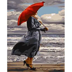 Картина за номерами на підрамнику Brushme Вітер з моря дув