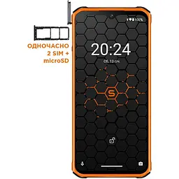 Мобільний телефон Sigma X-treme PQ56 Black-Orange (UA UCRF) - мініатюра 4