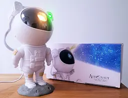 Нічник – проектор зоряного неба Астронавт Astronaut Starry Sky Projector космонавт дитячий світильник - мініатюра 6