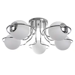 Люстра Brille молекула стельова E27 60W CH (BL-295C/5)