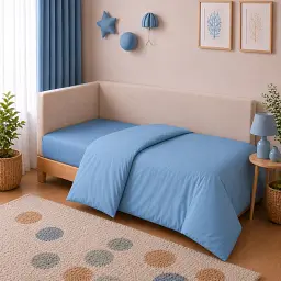 Дитяча постільна білизна JUNIOR Poplin Line Green wave (2200012795941) - мініатюра 2