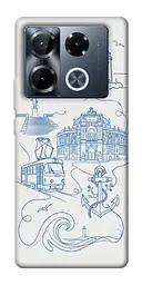 TPU чохол Demsky Southern pearl для Infinix Note 40 Pro 4G
