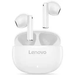 Навушники Lenovo бездротові E310 білий bluetooth 5.3 мікрофон ENC динаміки 13 мм зарядний кейс 32 Ом 114 дБ (GXD1Q65145)