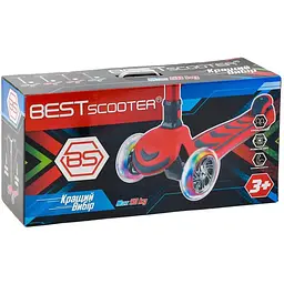 Триколісний самокат Best Scooter ЦБ-00275167 блакитний - мініатюра 5