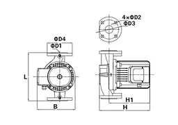 Циркуляційний насос SHIMGE XP40-9F-250 - мініатюра 3