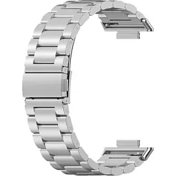 Ремінець DK для Huawei Watch Fit 2 Metal Fitlink Steel Watch Band (сріблястий)