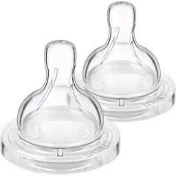 Соска силіконова Philips Avent Anti-colic середній потік, 3+ міс, 2 шт. (SCF633/27)