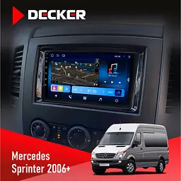 Штатна магнітола Mercedes-Benz Sprinter (W906) 2006+ Decker D9-008 8x128 DSP 4G Decker (НФ-00003712)