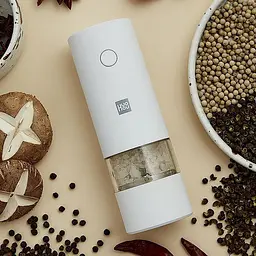 Подрібнювач солі та перцю HuoHou Electric Grinder White (HU0142) [52439] - мініатюра 3
