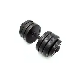 Гантель Newt 19 кг композитна Чорний (ML-144-K-37)