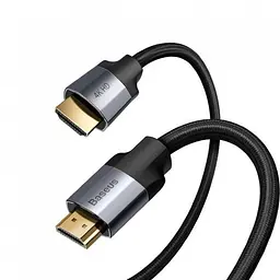 Кабель Baseus Enjoyment Series HDMI - HDMI 4KHD 5m CAKSX-E0G Black-Grey - мініатюра 4