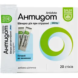 Набір антидот гель Baum Pharm зі смаком банана 20 стіків - мініатюра 2