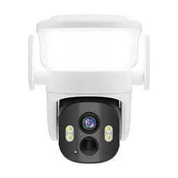 IP PTZ-відеокамера автономна з WiFi, прожектором та сонячною панеллю 3Mp Light Vision VLC-6103WLS White (Lamp+Solar) (CareCam Pro) f=3.6mm, на акумуляторних батареях (75-00352) - мініатюра 2