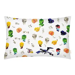 Дитяча постільна білизна в ліжечко MINECRAFT CS2, зелений (MinecraftColor_Lime_140) - мініатюра 3